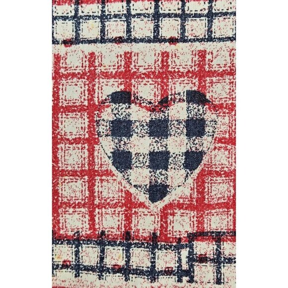 Womens Vintage Button Up Shirt Fitting Image XXL Cotton Hearts Country Cottage - Picture 12 of 14